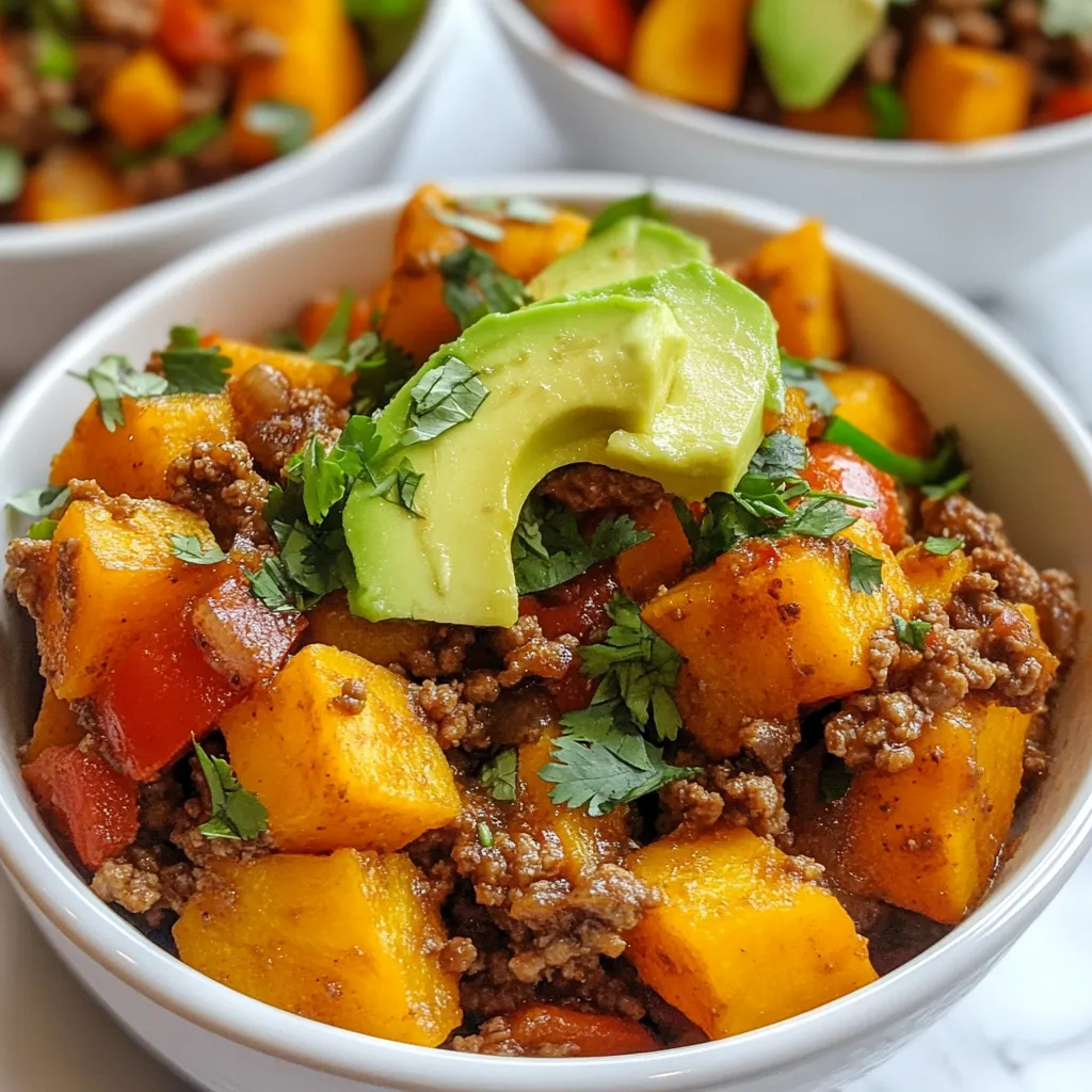 Ground Beef Sweet Potato Skillet Flavorful One-Pan Meal
