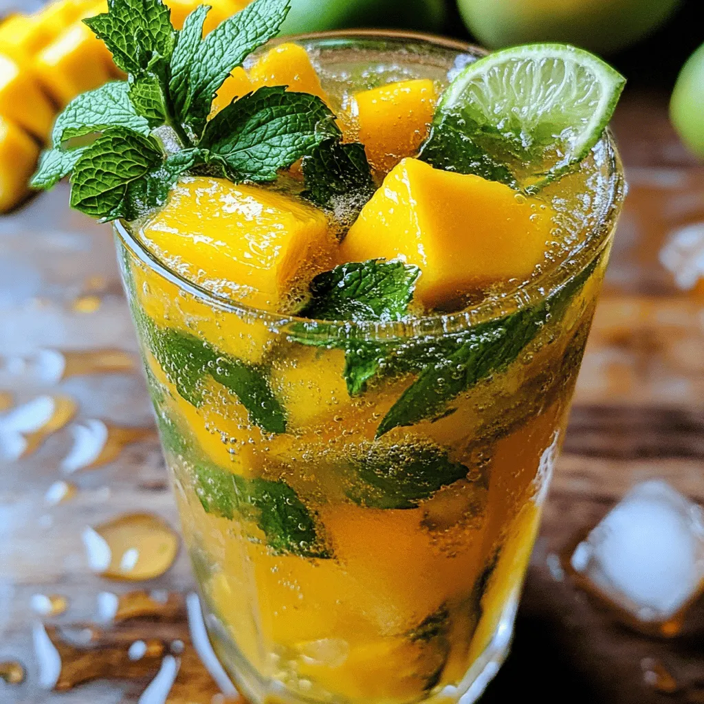 Mango Mojito Refreshing Summer Cocktail Recipe