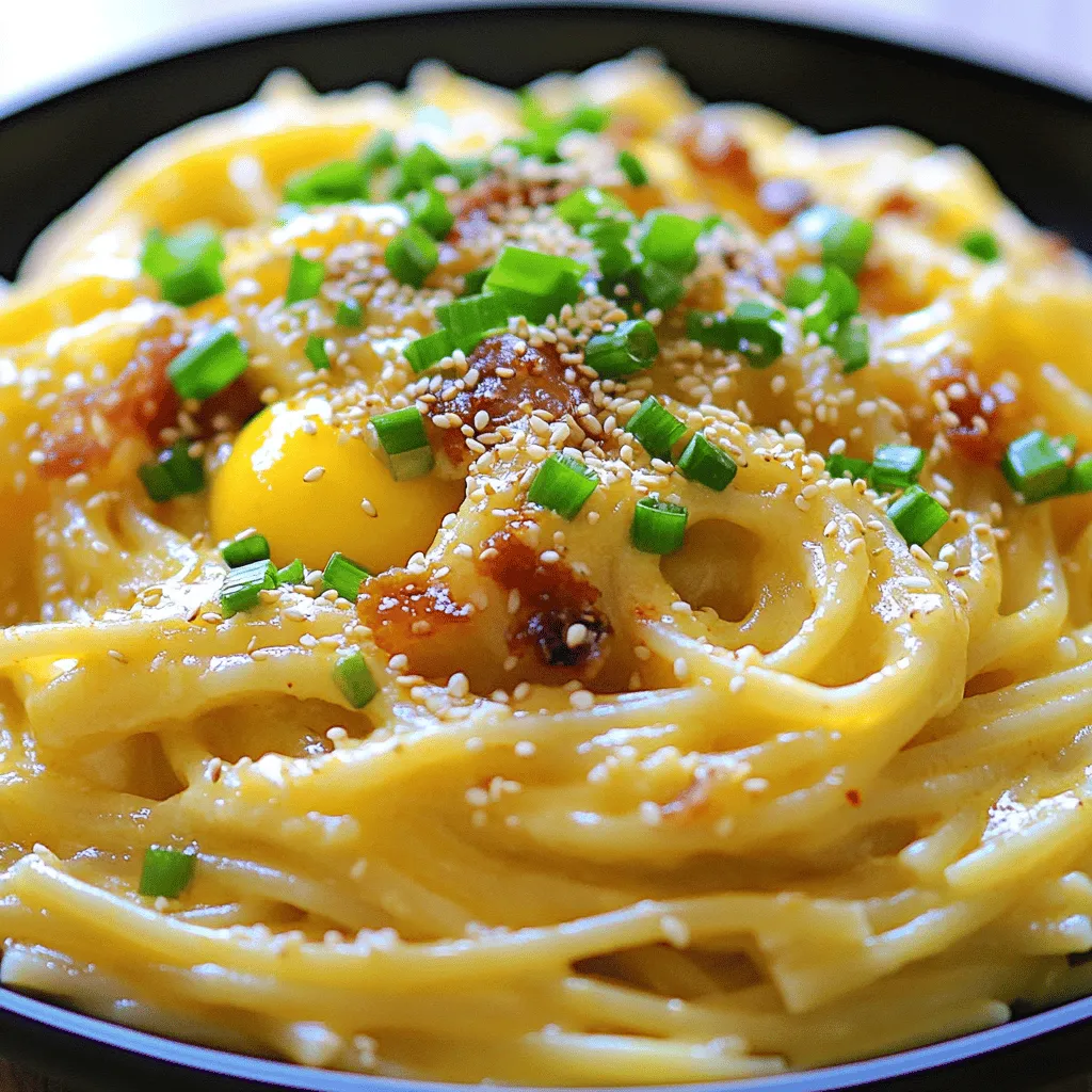 Gochujang Carbonara Bold and Flavorful Fusion Dish