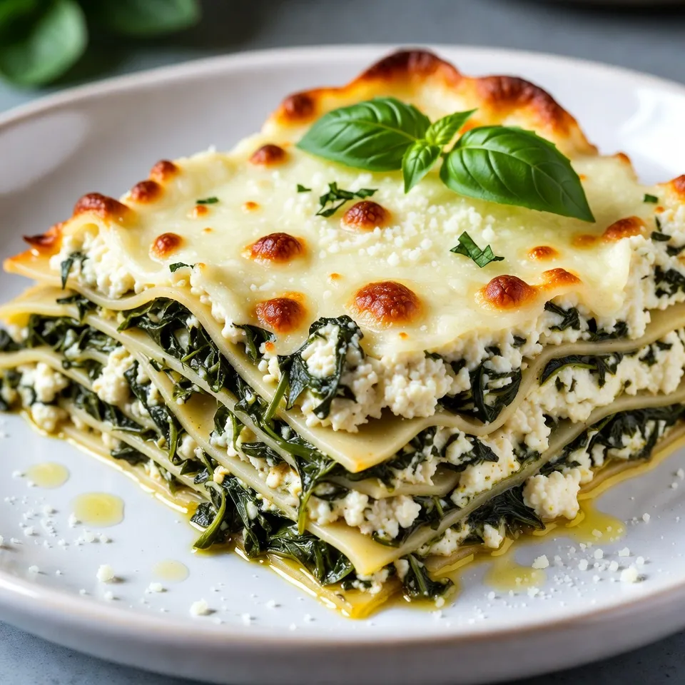 Creamy Spinach Ricotta Lasagna Delightful and Smooth