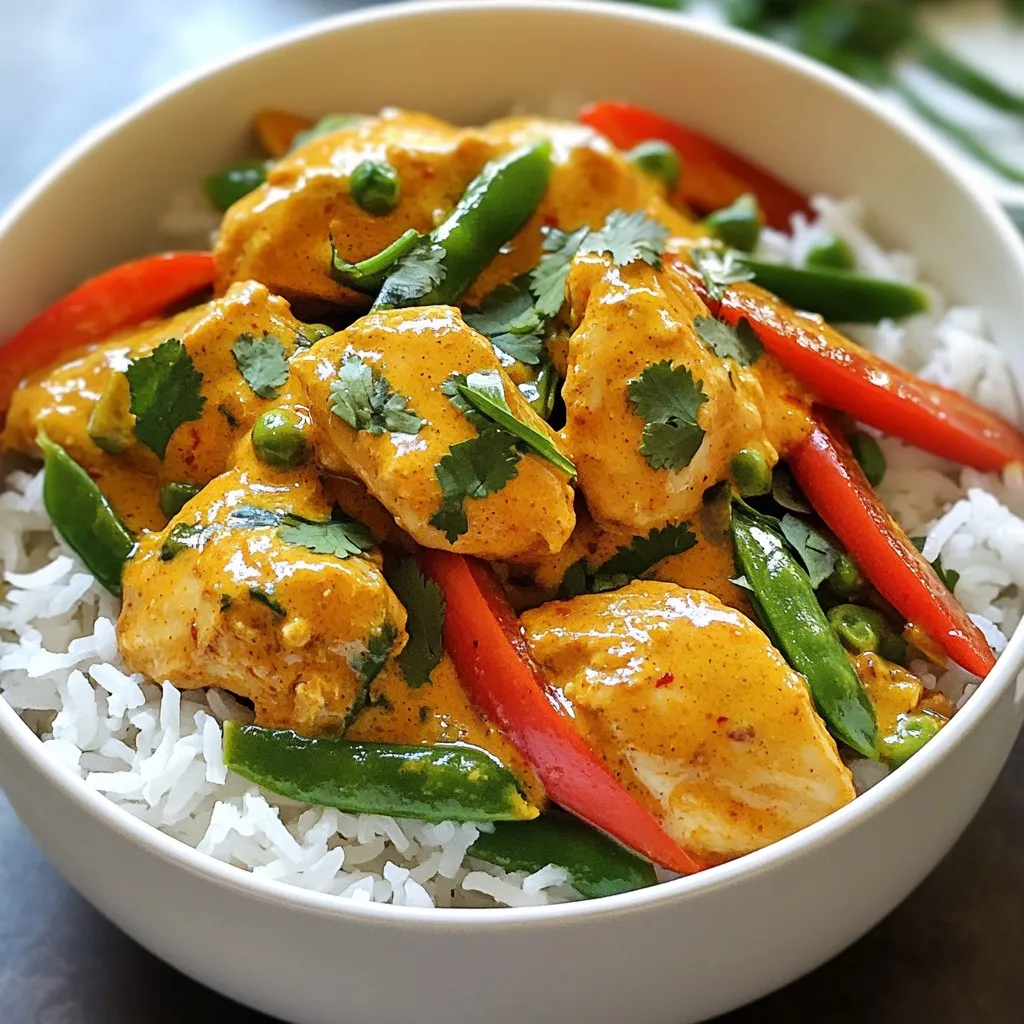 Thai Peanut Curry Chicken Rich and Flavorful Recipe