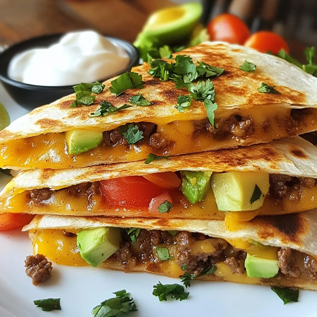Smashburger Quesadillas Flavorful and Simple Recipe