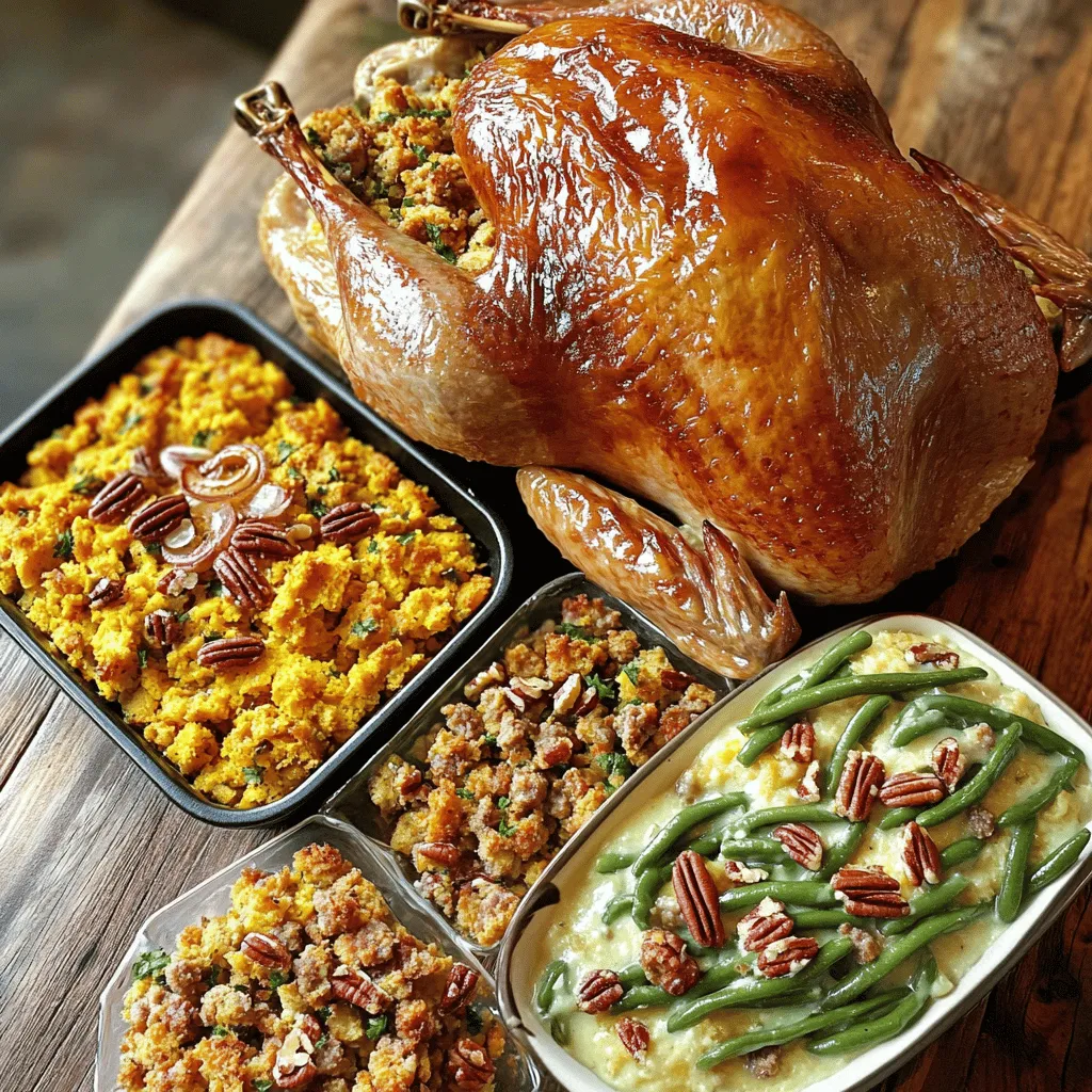 Southern Thanksgiving Spread Savory and Hearty Feast