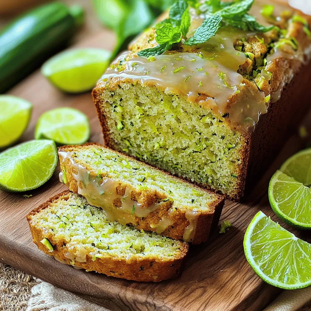 Zucchini Lime Bread Delightful and Simple Recipe