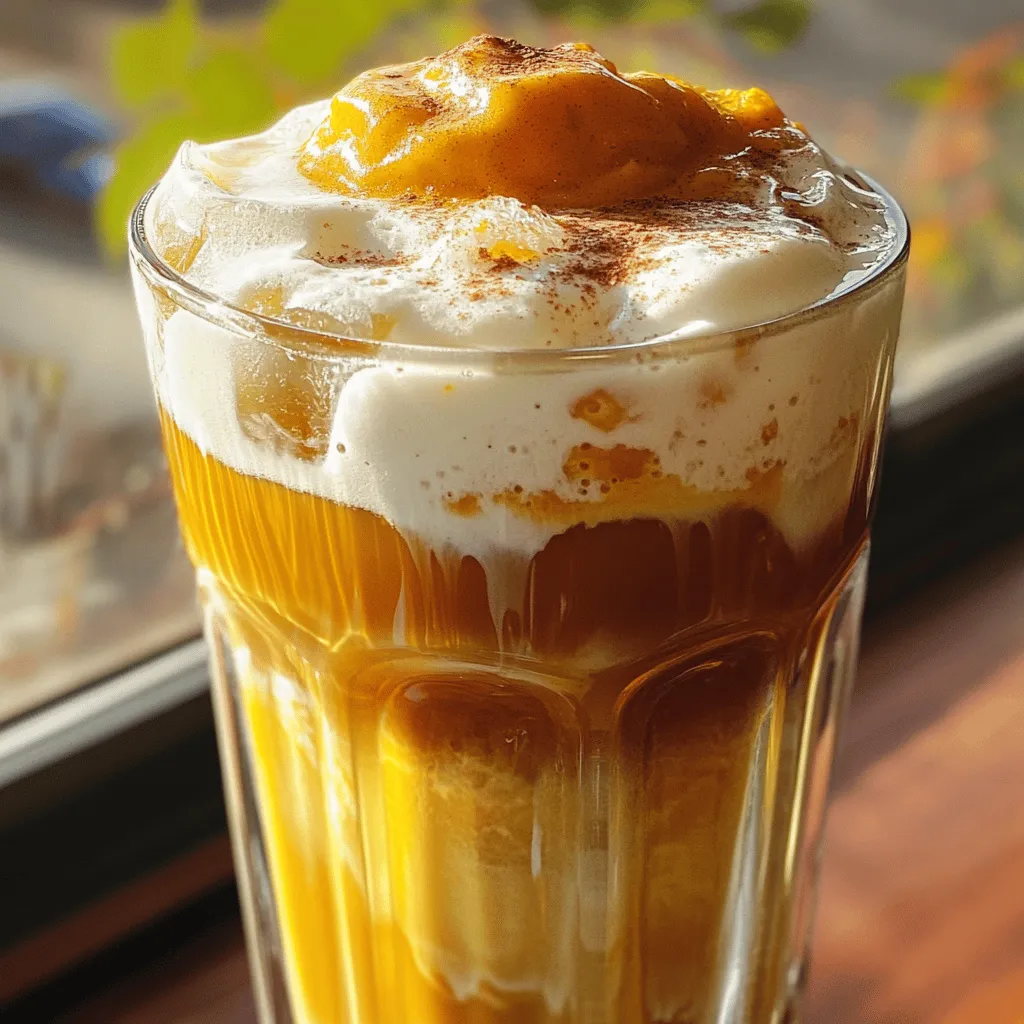 Pumpkin Cream Cold Foam Iced Coffee Delightful Recipe