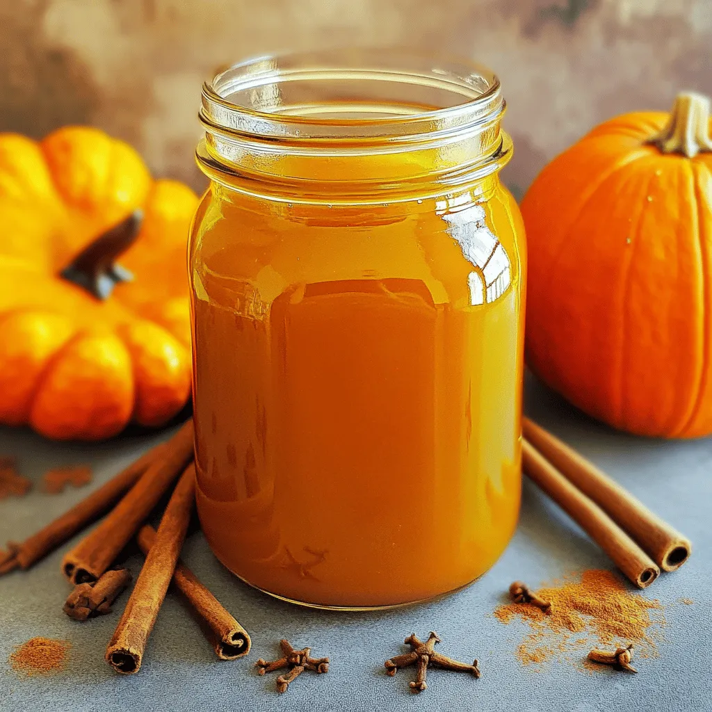 Premium Pumpkin Spice Syrup Flavorful Fall Delight