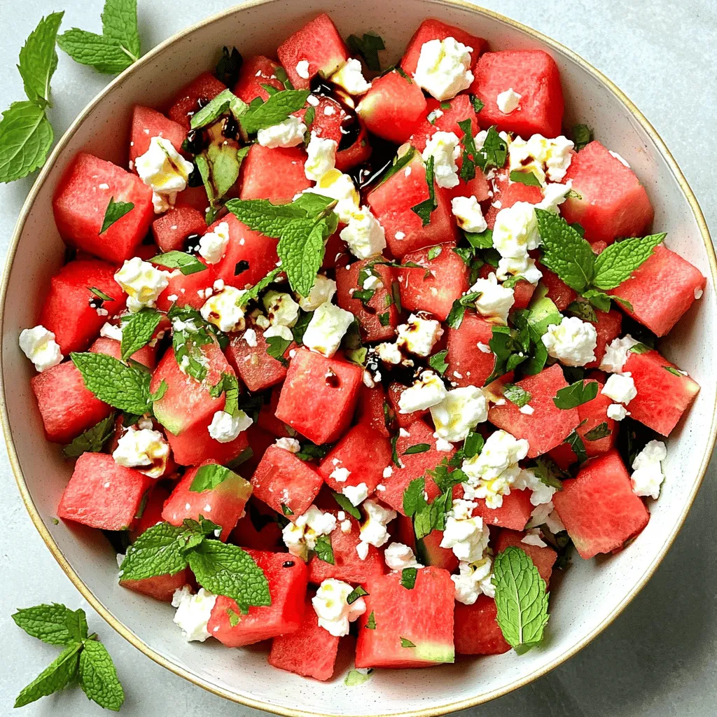 Easy Watermelon Feta Salad Fresh and Flavorful Delight