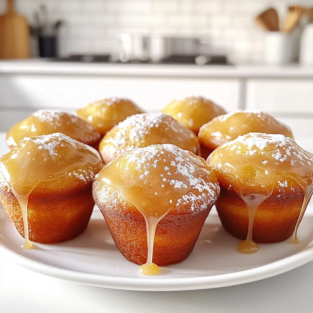 Fluffy Maple Glazed Donut Muffins Simple Recipe