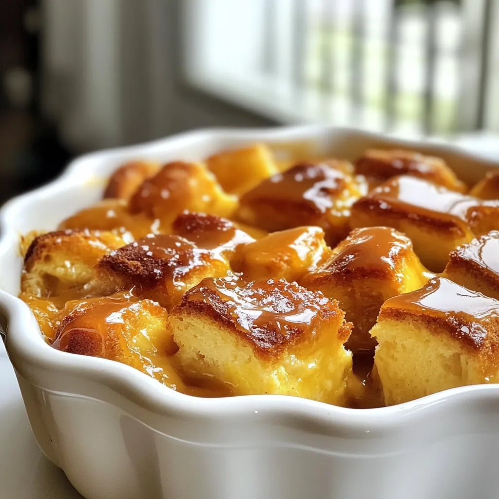Boozy Bread Pudding with Whiskey Caramel Delight