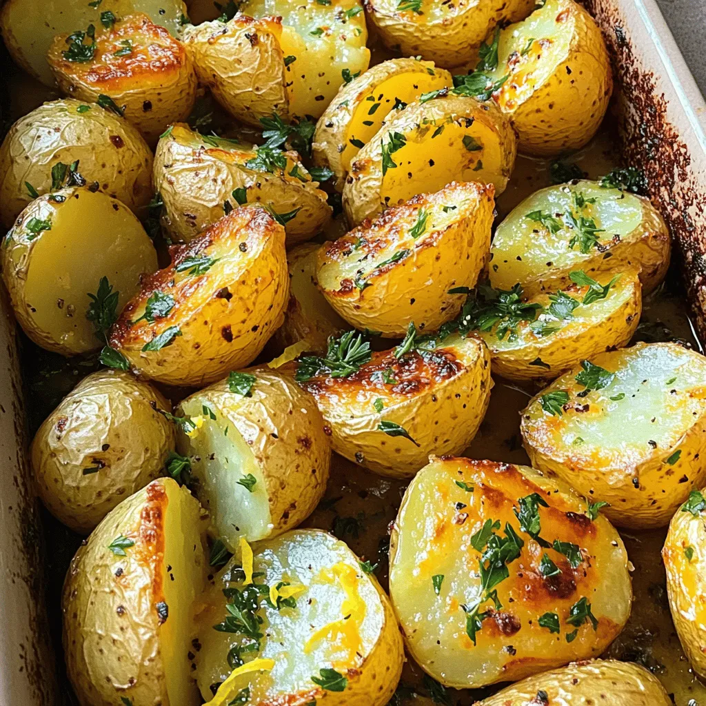 Crispy Garlic Butter Potatoes Delightful Side Dish