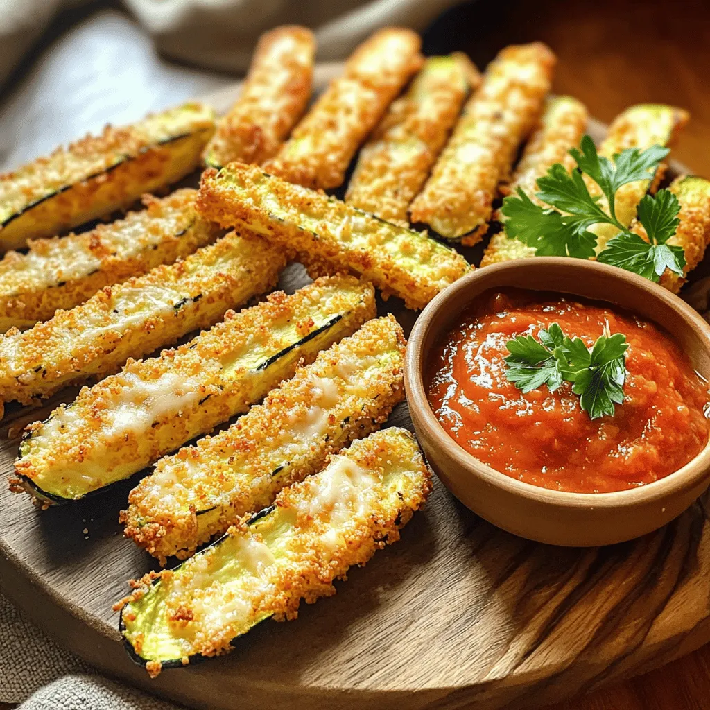 Air Fryer Parmesan Zucchini Fries Crisp and Easy Snack