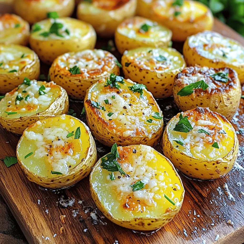 Roasted Garlic Butter Parmesan Potatoes Delightful Dish