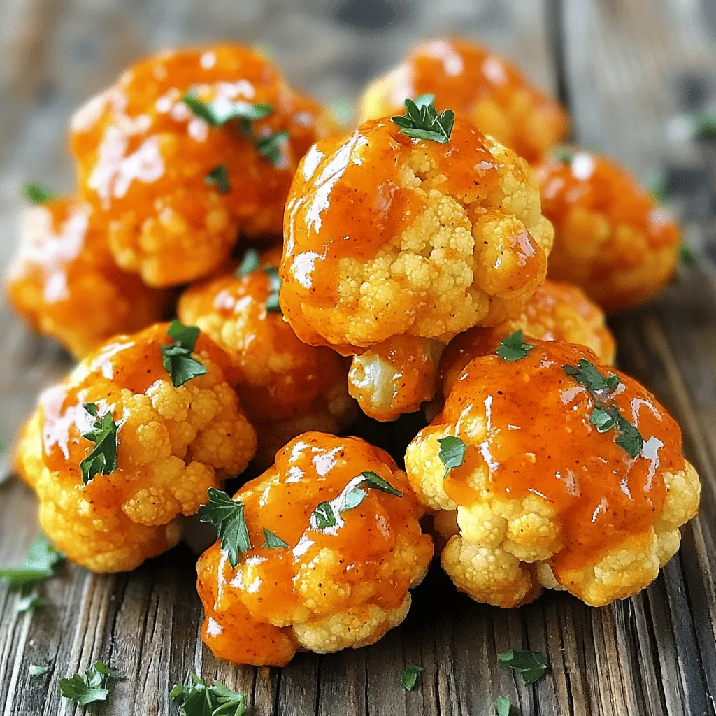 Air Fryer Crispy Buffalo Cauliflower Bites Delight