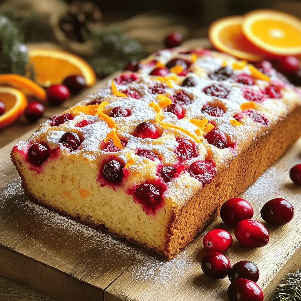 Cranberry Orange Bakery Loaf Delightful and Fresh