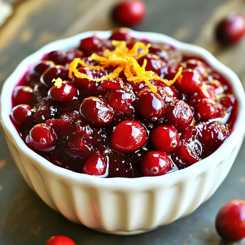 Honey Bourbon Cranberry Sauce Flavorful Holiday Treat