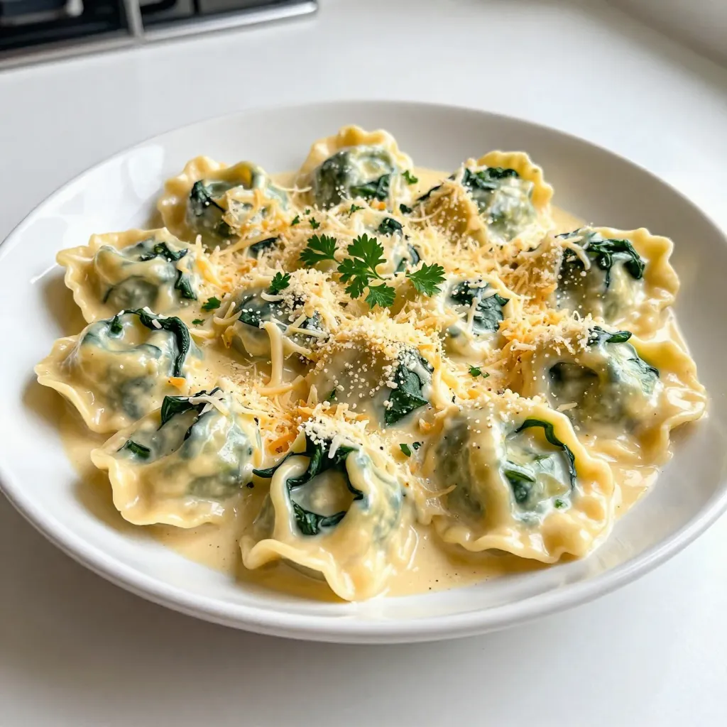 Cheesy Alfredo Tortellini Bake Quick and Tasty Meal