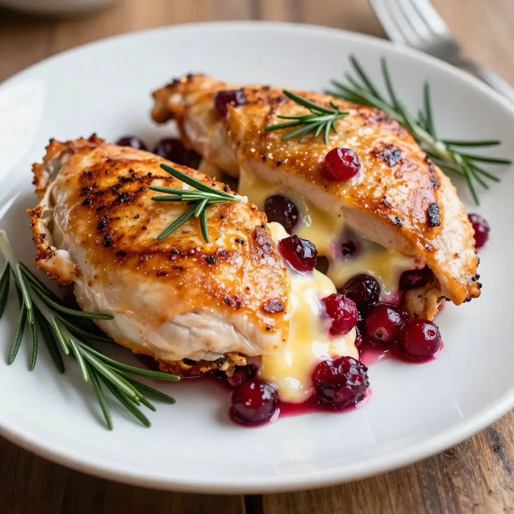 Cranberry Brie Stuffed Chicken Flavorful and Easy Meal
