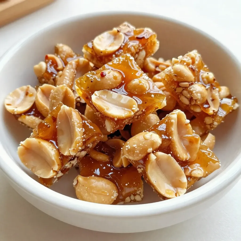 Old-Fashioned Peanut Brittle Sweet and Crunchy Treat