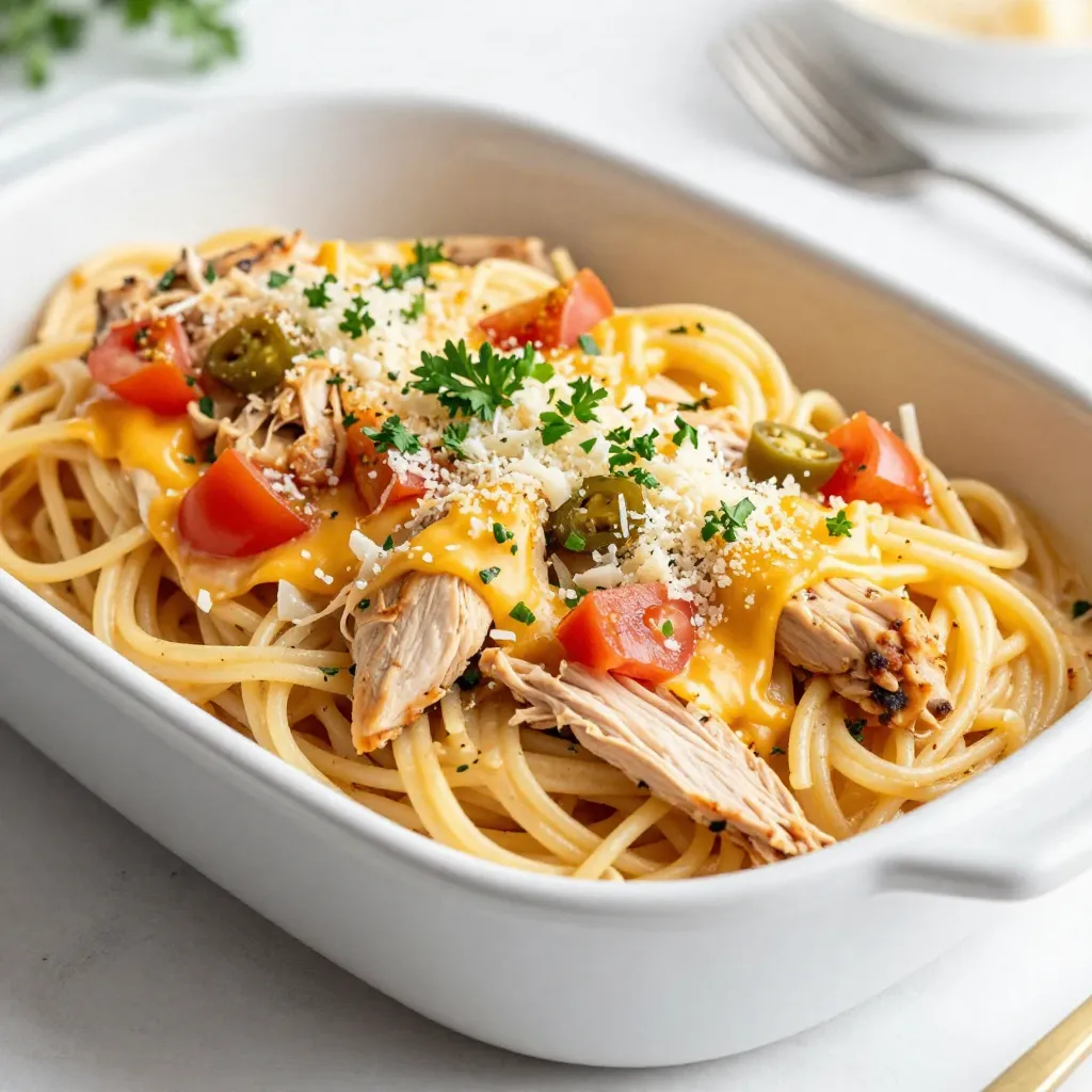 Million Dollar Chicken Spaghetti Savory Family Meal