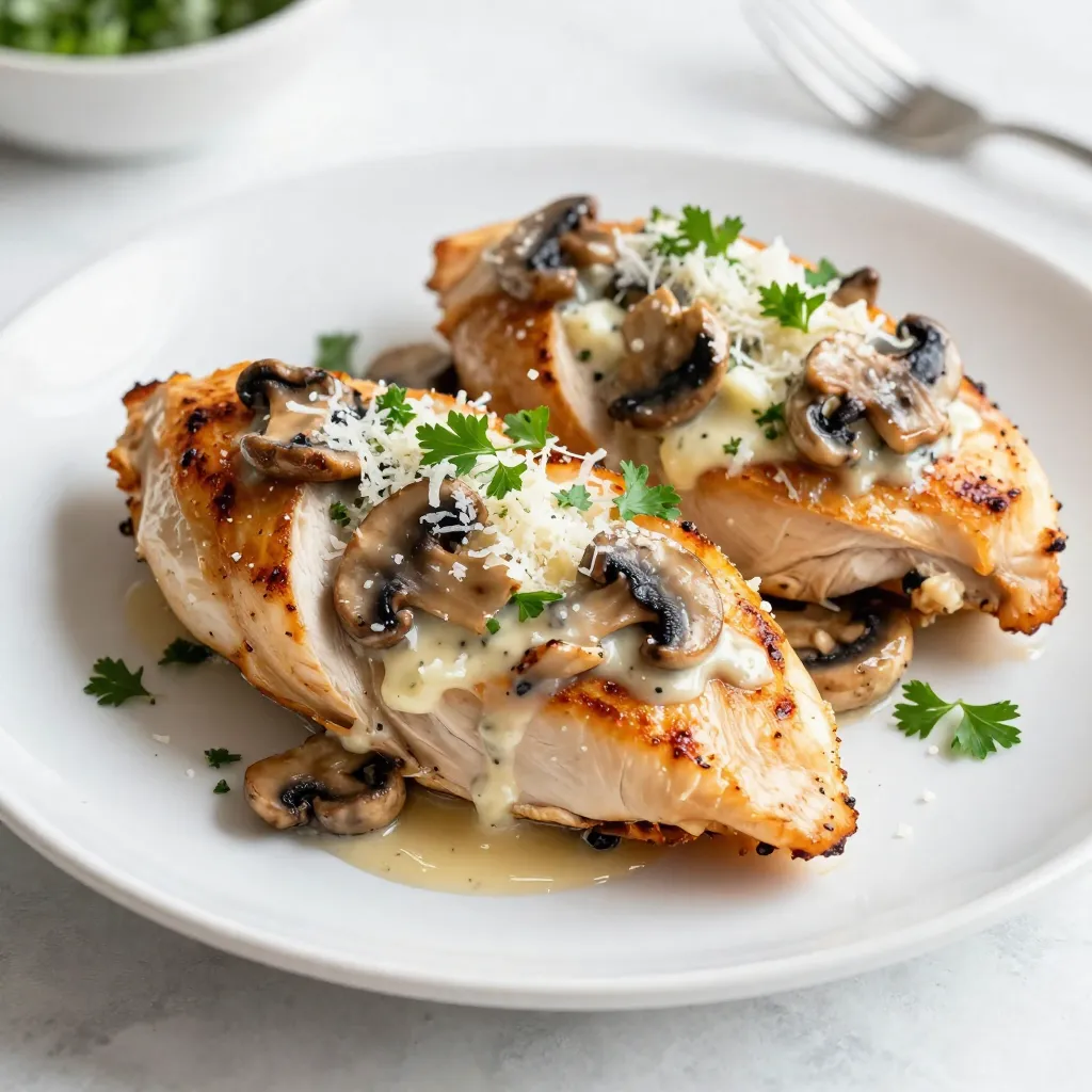 Mushroom Stuffed Chicken Breasts Juicy and Flavorful
