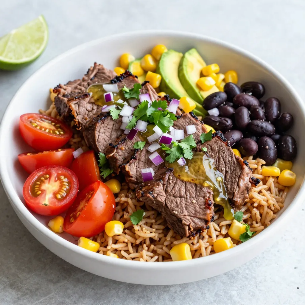 Cilantro Lime Steak Bowls Flavorful and Satisfying Meal