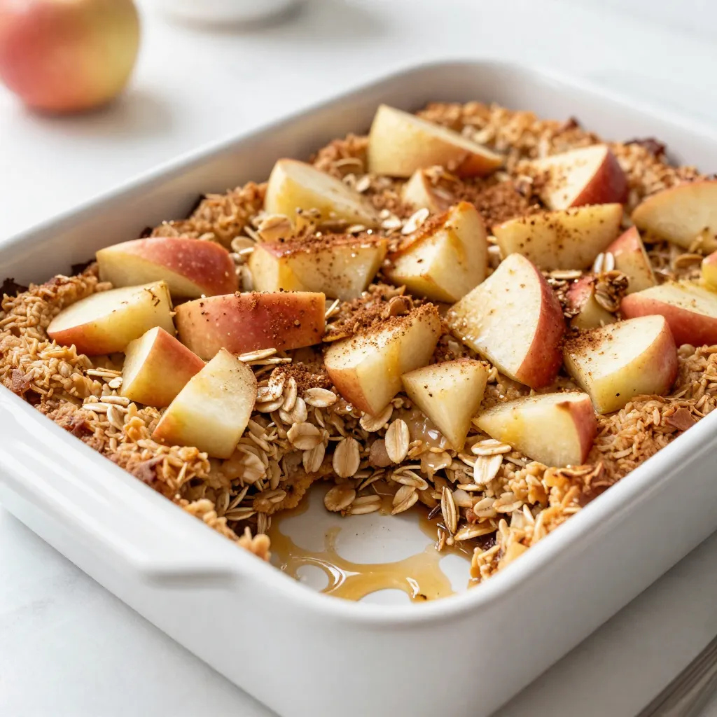 Oatmeal Apple Breakfast Bake Healthy and Flavorful Dish