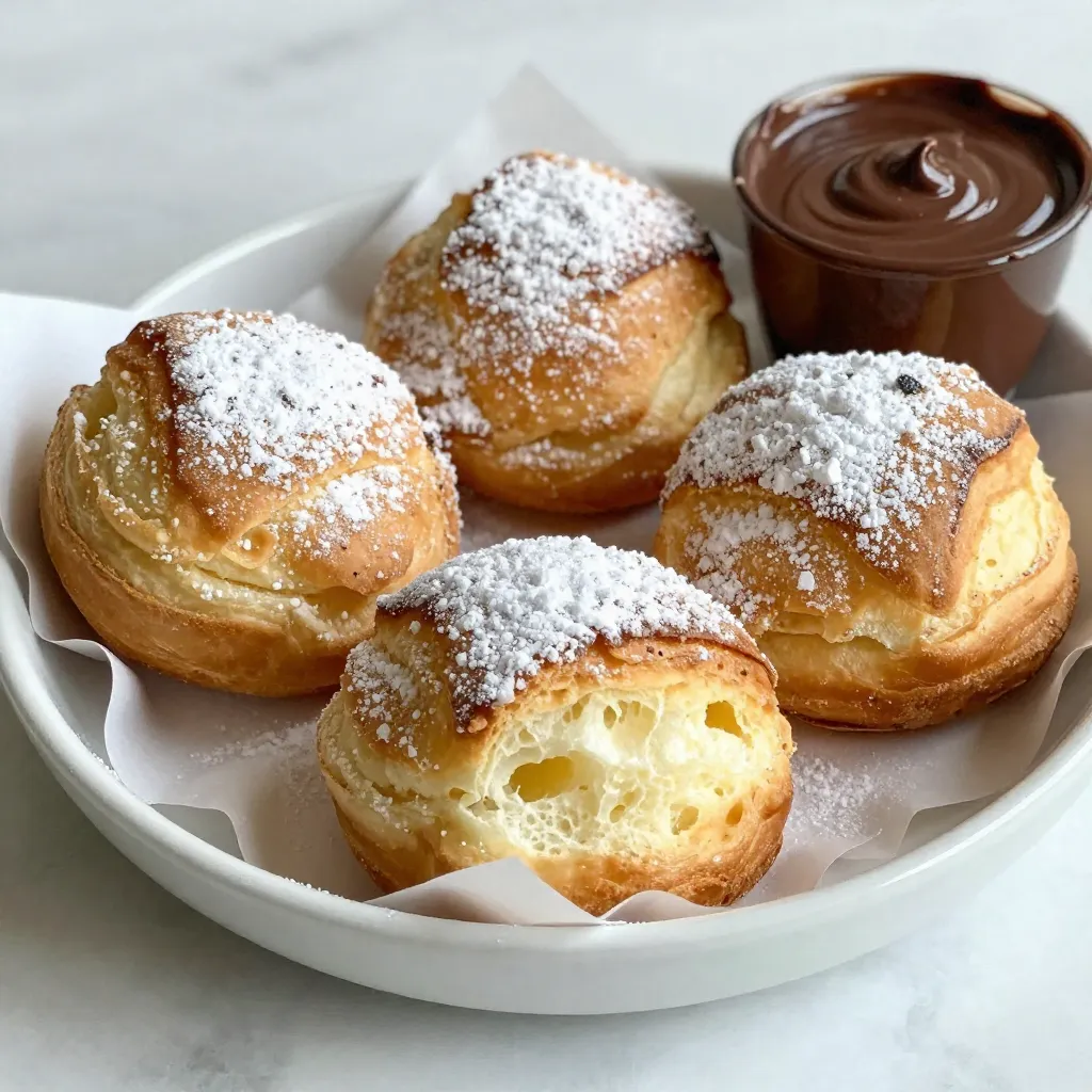Vanilla French Beignets Delightful Treat Recipe