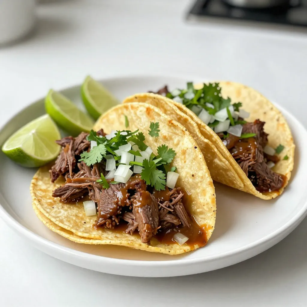 Slow Cooker Birria Tacos Flavorful and Easy Recipe