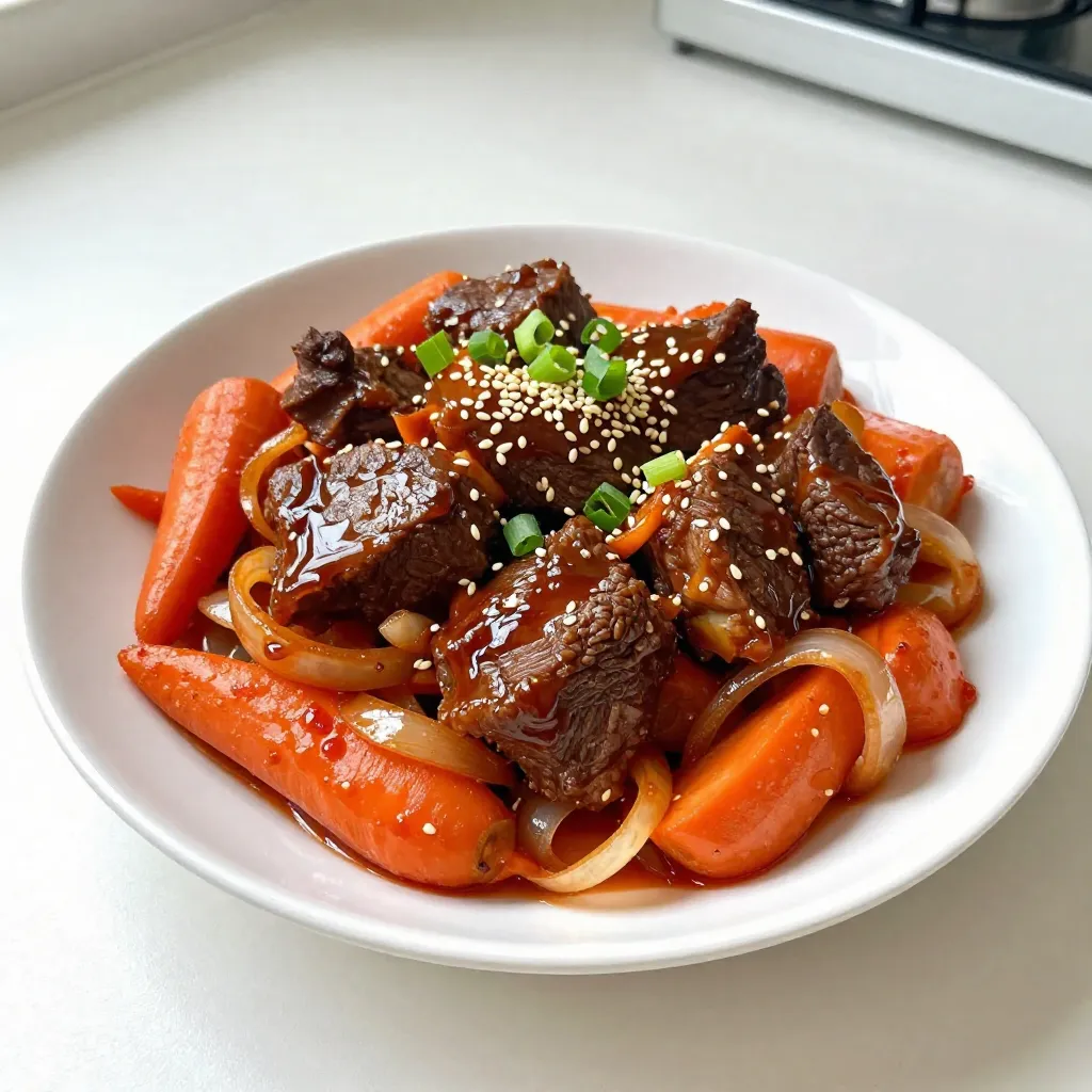 Korean Pot Roast Flavorful Dinner that Delights