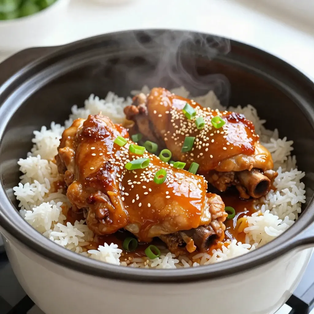 Slow Cooker Honey Garlic Chicken Thighs Flavorful Meal