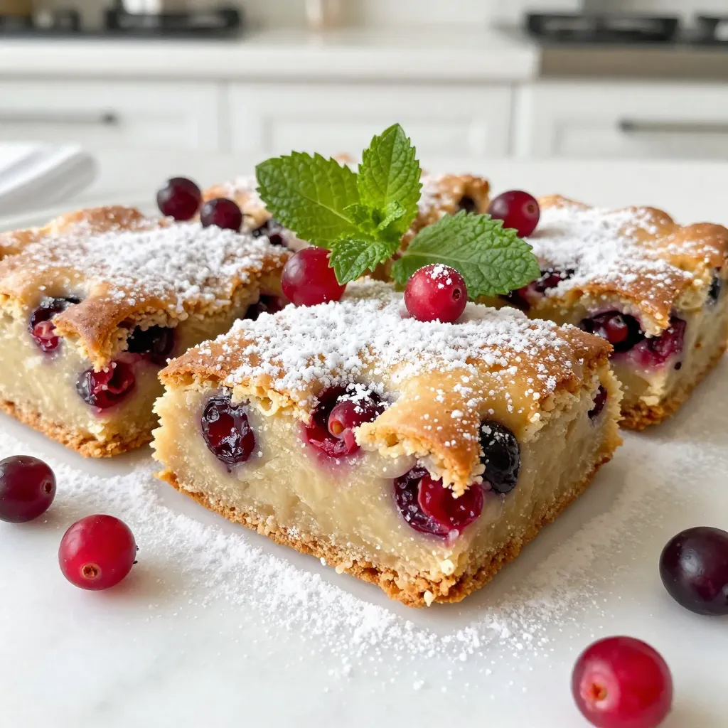Cranberry Christmas Bars Festive Holiday Delight