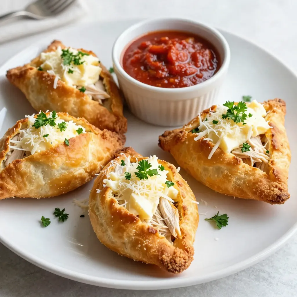 Creamy Parmesan Chicken Pillows Tasty and Simple Meal