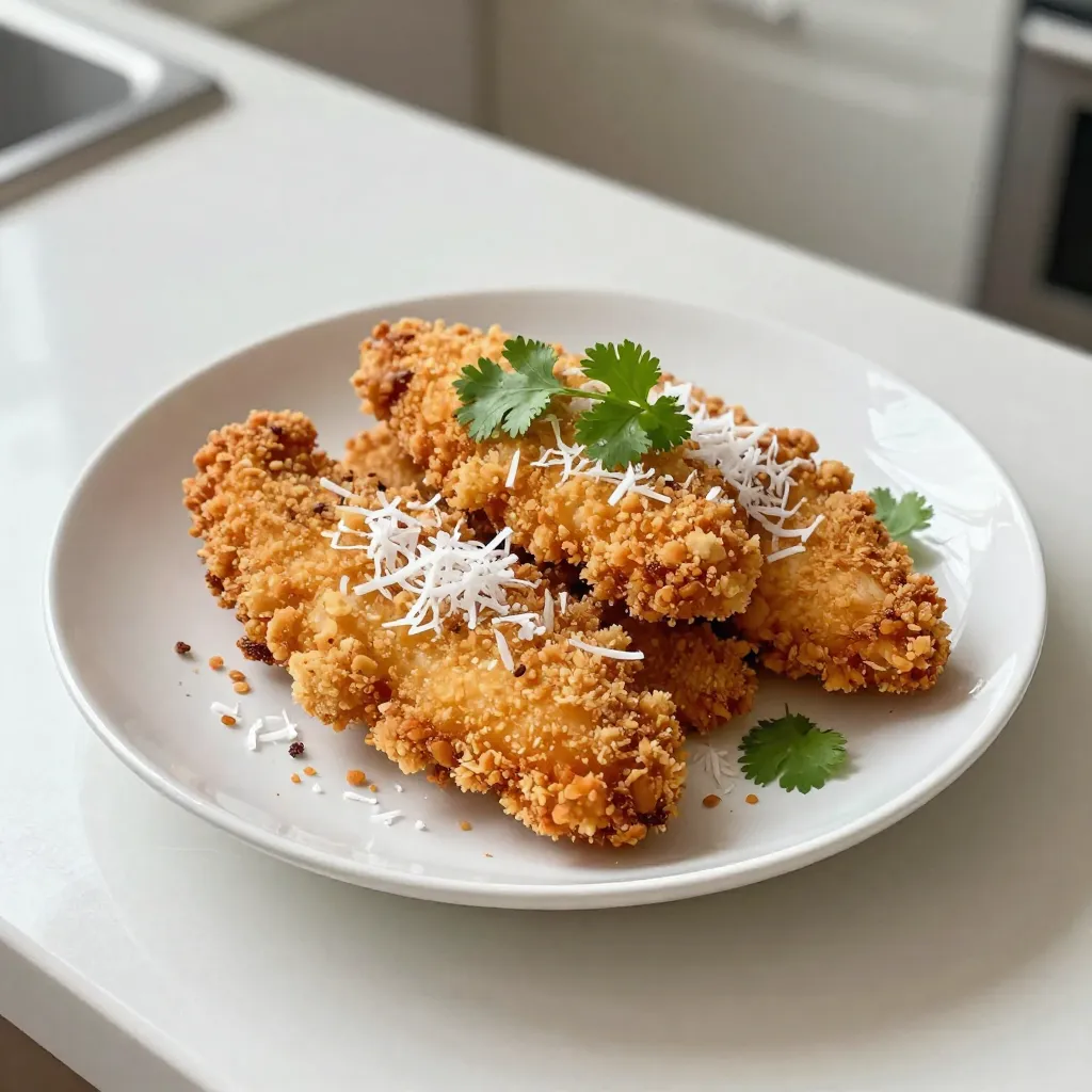 Coconut Crunch Chicken Easy and Tasty Recipe