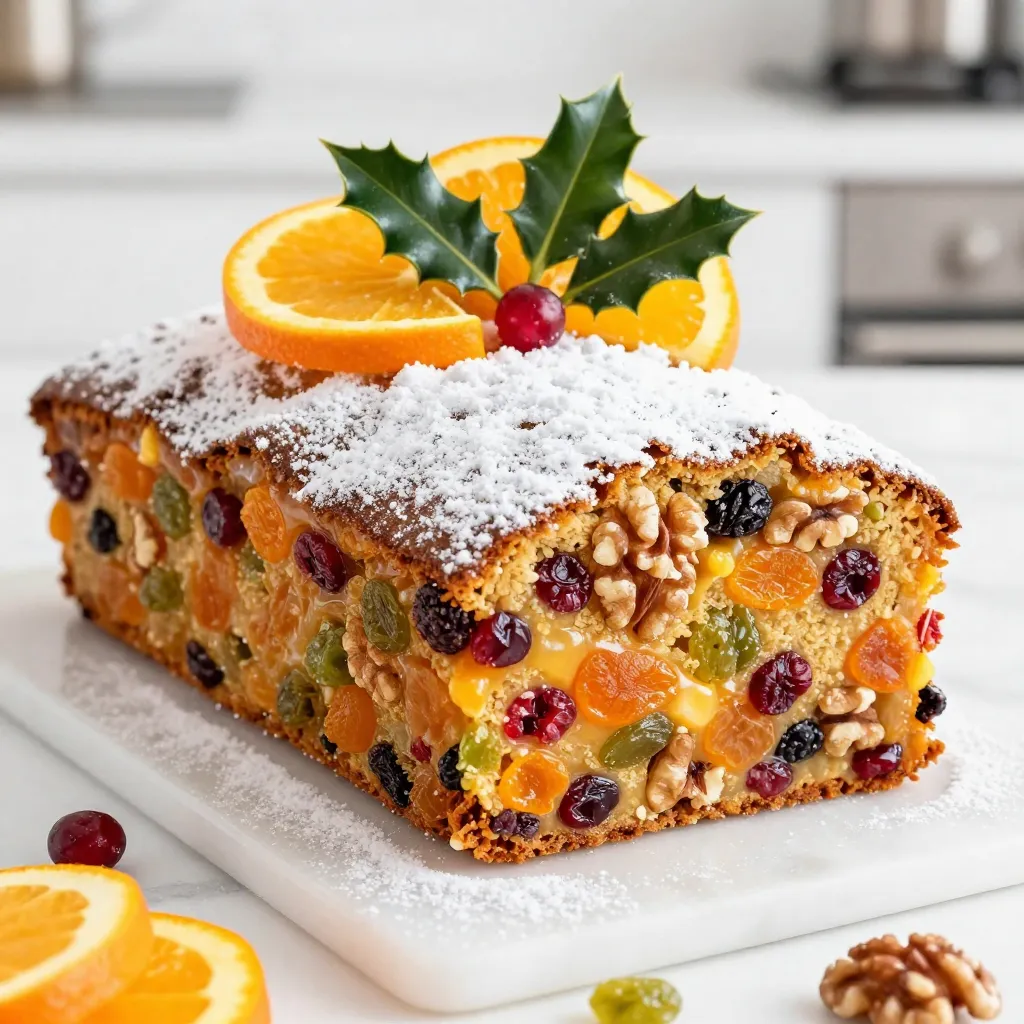 Classic Christmas Fruitcake Delightful and Festive Treat