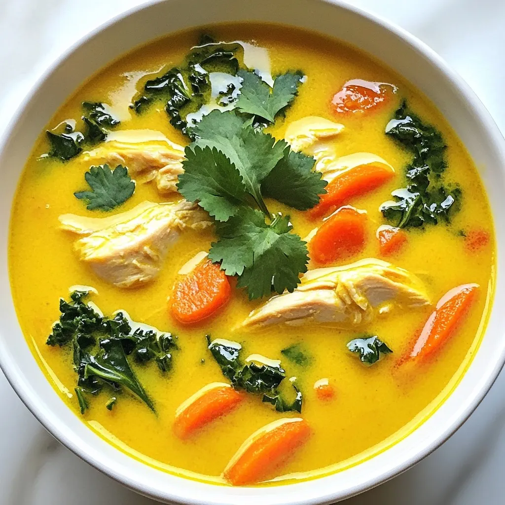 Turmeric Chicken Soup Comforting and Nourishing Bowl