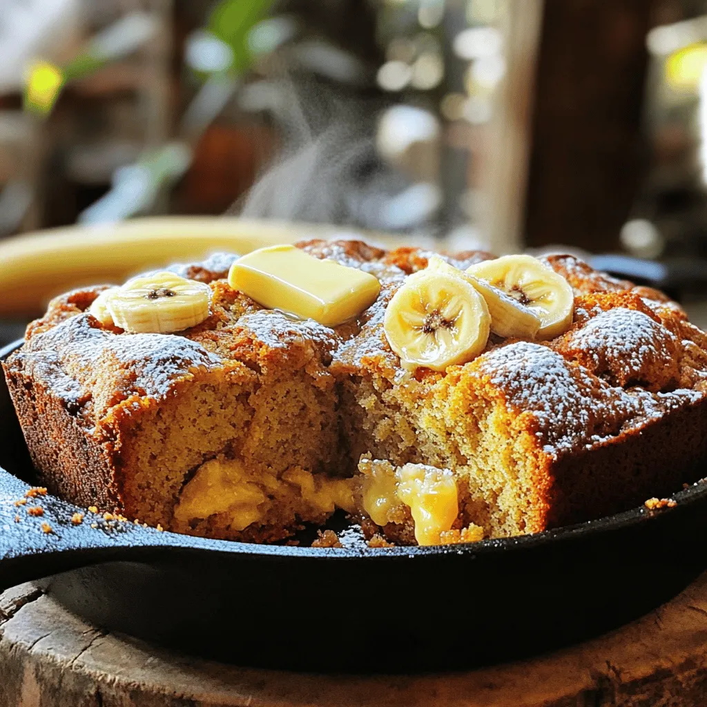 Cast Iron Banana Bread Classic and Tasty Treat