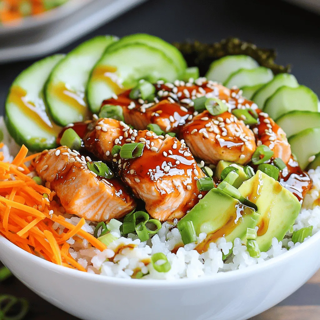 Teriyaki Salmon Sushi Bowl Flavorful and Easy Recipe