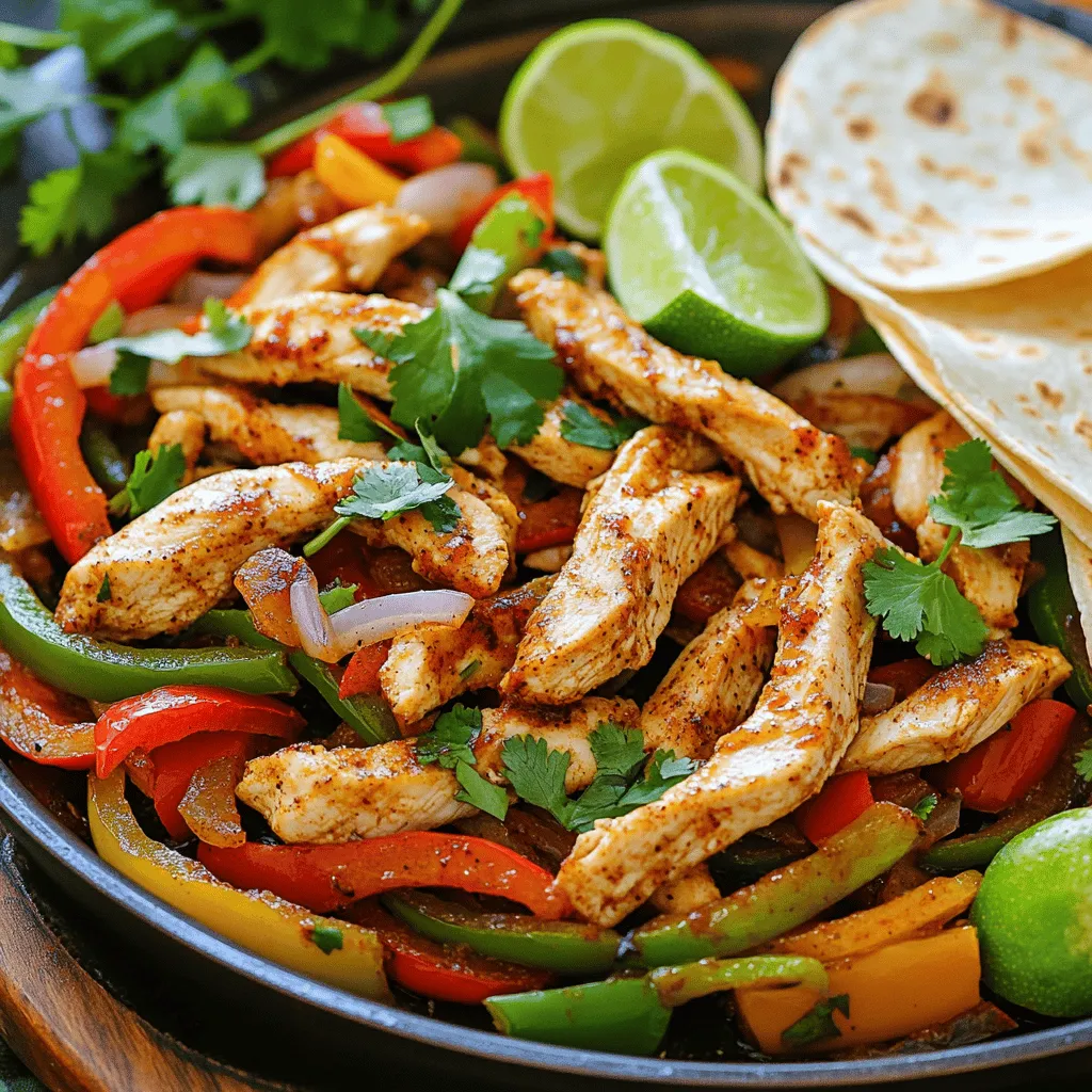 One-Pan Chili Lime Chicken Fajitas Delicious Meal