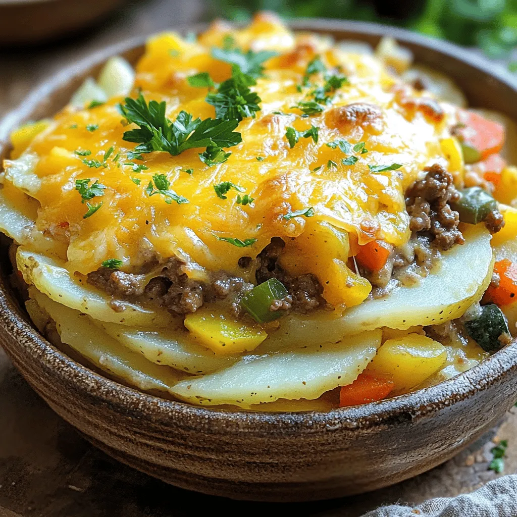 Easy Ground Beef Hobo Casserole Simple and Delicious