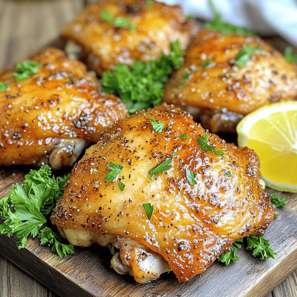 Air Fryer Lemon Pepper Chicken Thighs Simple Recipe