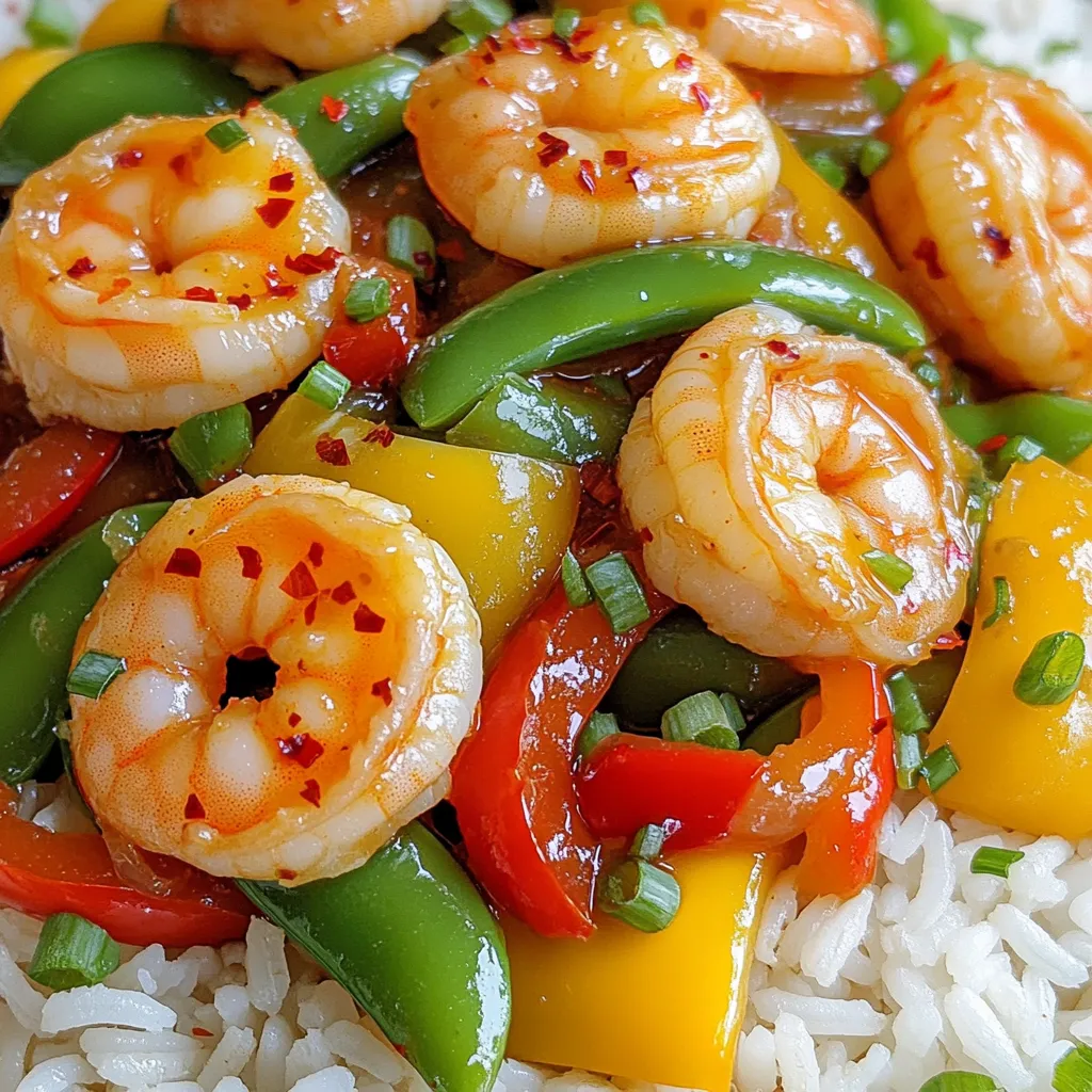 Spicy Chili Crisp Shrimp Stir Fry Quick and Flavorful Meal