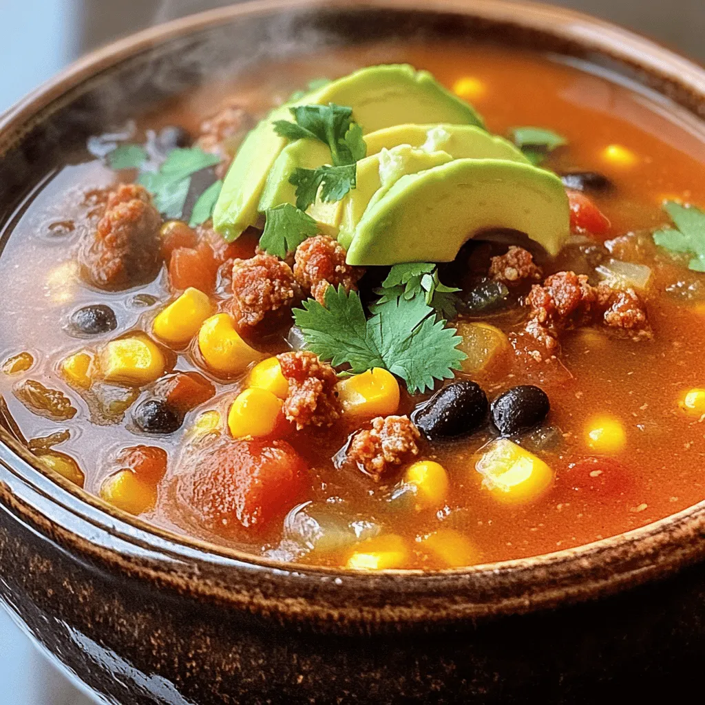 Spicy Chorizo Soup Flavorful and Easy to Make Dish