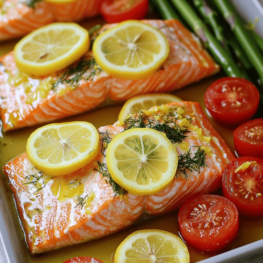 Lemon Dill Salmon Sheet Pan Delightful Fresh Meal