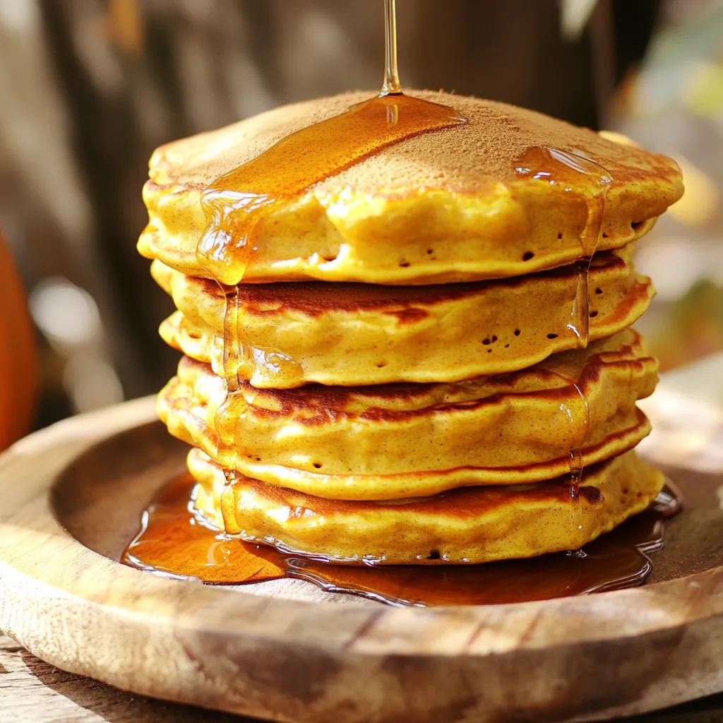 Pumpkin Spice Pancakes with Maple Glaze Delight