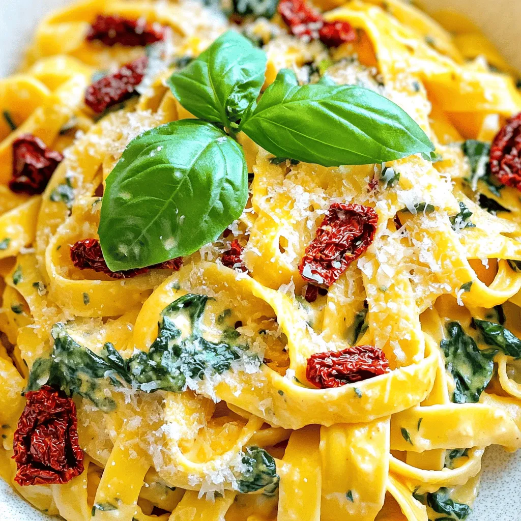 Creamy Tuscan Sun-Dried Tomato Pasta Delight