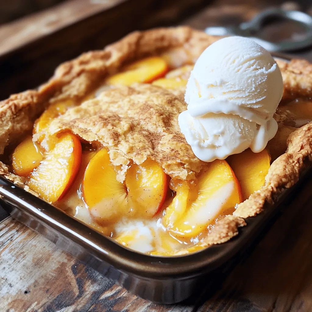 Southern Peach Cobbler Delightful and Simple Recipe
