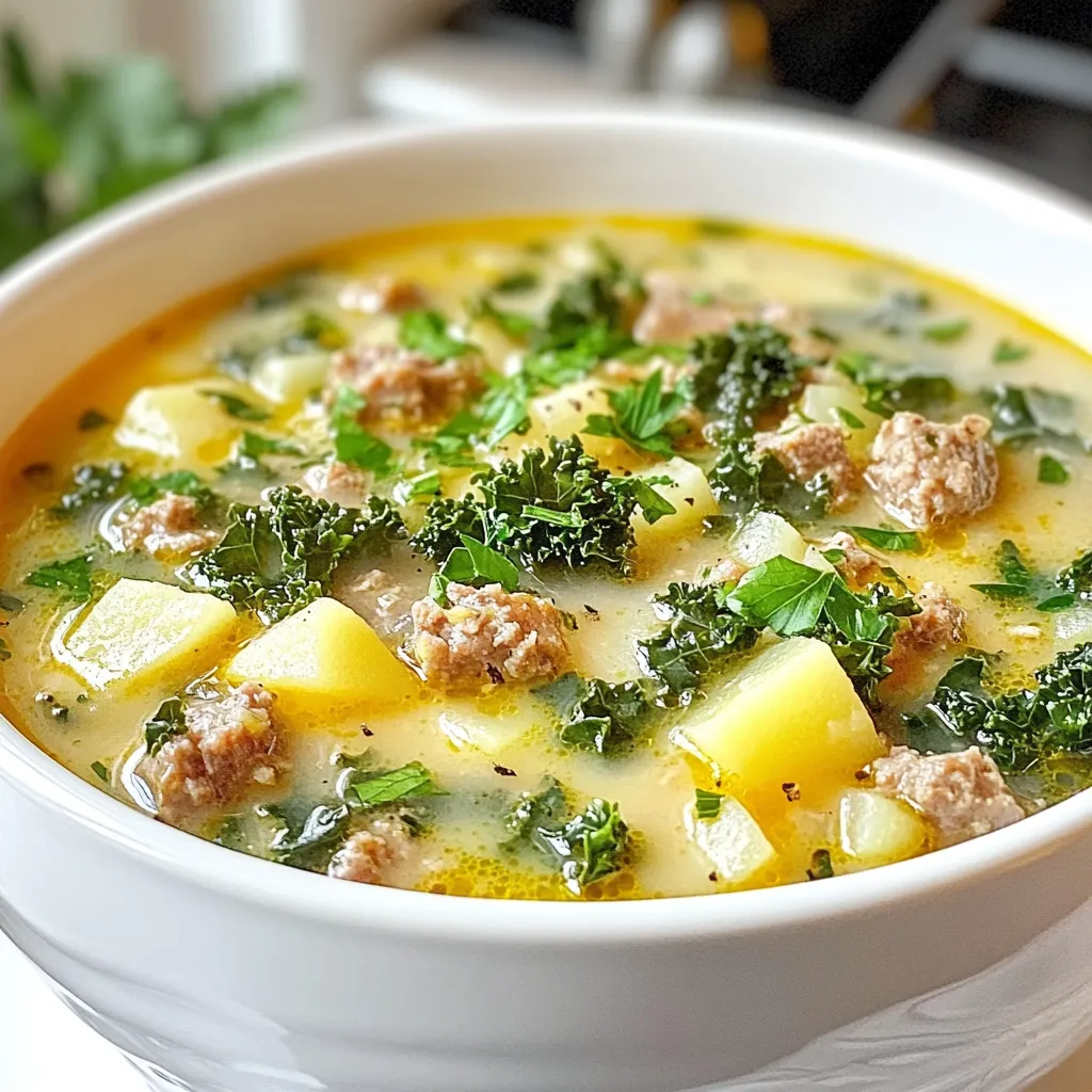 Cozy Zuppa Toscana Soup Heartwarming Comfort Dish