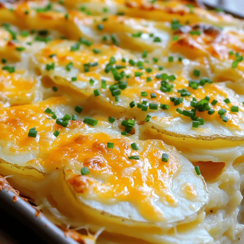 Cheesy Scalloped Potatoes Rich and Creamy Delight