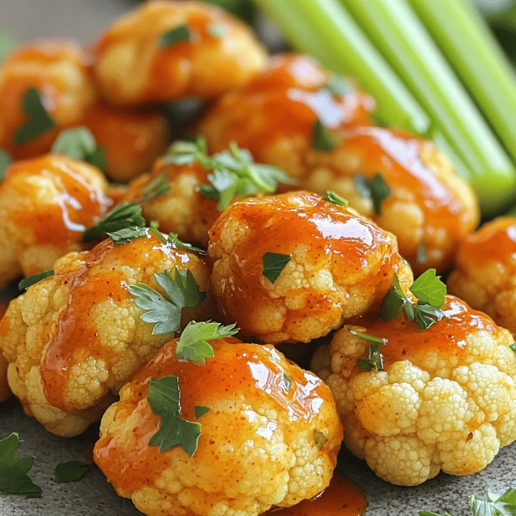 Air Fryer Buffalo Cauliflower Tasty and Simple Treat