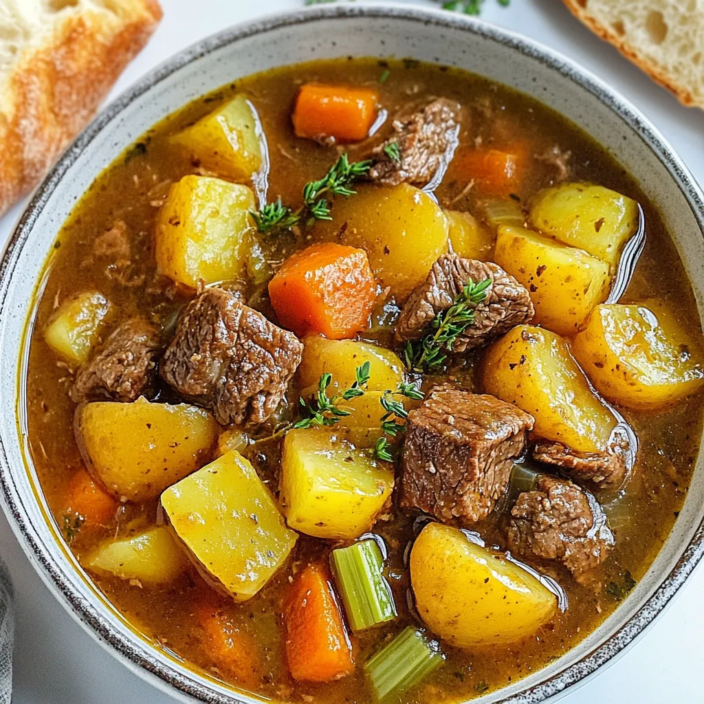 Instant Pot Beef Stew Savory and Hearty Meal